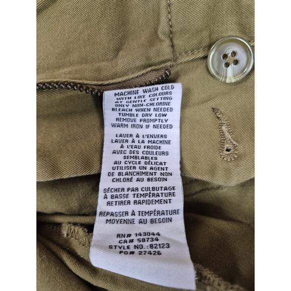 Bagatelle Collection New York Khaki Green Wide Leg Cotton Blend Pant Sz 12 - Picture 6 of 6